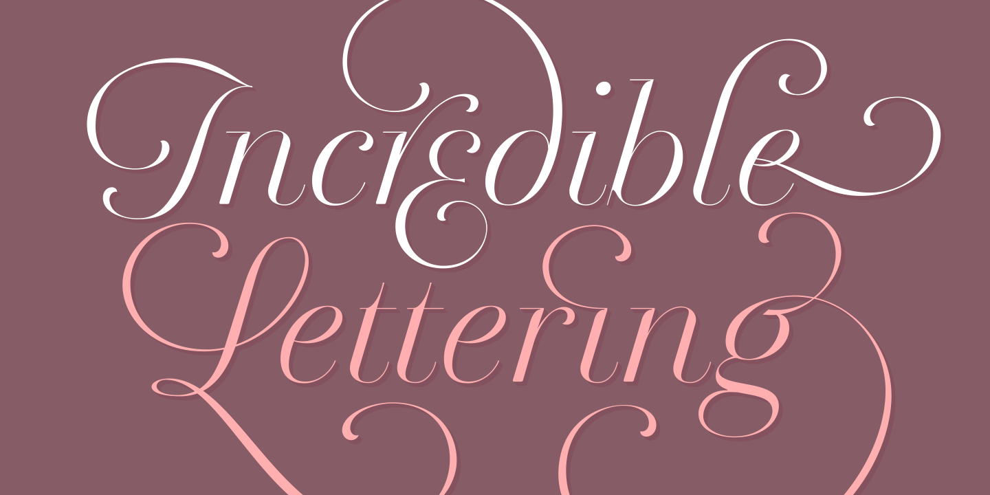 Beispiel einer Breathe Neue Special Solo-Schriftart